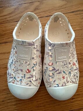 Native Shoes Kids Slip-On Sneakers in Light Pink Floral